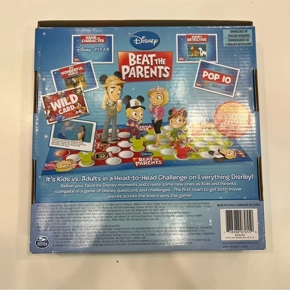 𝅺DISNEY Beat the Parents Board Game